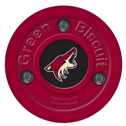Green Biscuit NHL Team Hockey Puck - Image 17