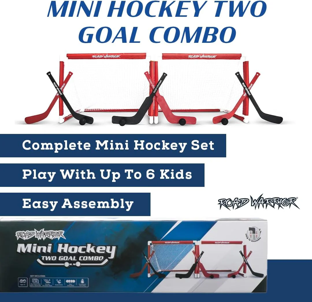 Road Warrior Deluxe Mini Hockey Goal Set - Image 4